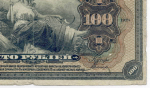 100 рублей 1918 (1920) год. Временное Правительство Дальнего Востока А.С. Медведева.  (изготовление США)