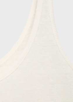 Топ изо льна с бретелями