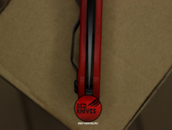 Нож Spyderco Paramilitary 2 G10 - красная рукоять, черный клинок RK/468