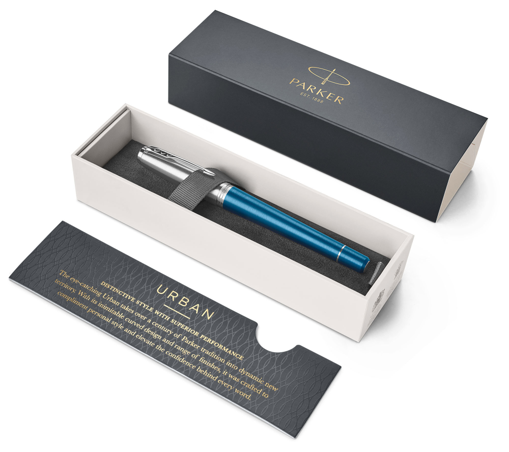 Parker Urban Premium - Dark Blue CT, ручка-роллер, F, BL