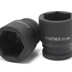Головка ударная 22мм (6гр),3/4'' Partner PA-46522