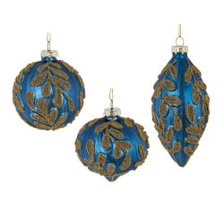 GAEM Украшение новогоднее "Шар/Капля", L8 W8 H8 см, 3в.