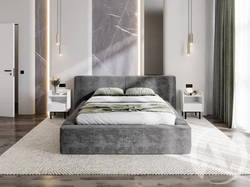 Кровать 1;6 КР-20 Релакс (грифельный)