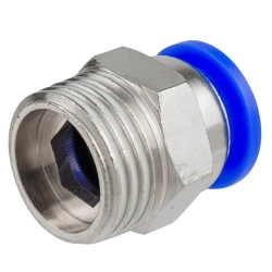 Фитинг для пластиковых трубок 12мм с наружной резьбой 1/2'' RockForce##Rock FORCE RF-SPC12-04