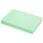 Блок самоклеящийся (стикеры) STAFF STANDARD, ПАСТЕЛЬНЫЙ 76х51 мм, зеленый, 100 листов, 116583