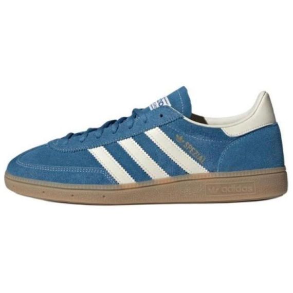 adidas originals HANDBALL SPEZIAL Кроссовки для скейтбординга Низкие Белые и синие Унисекс