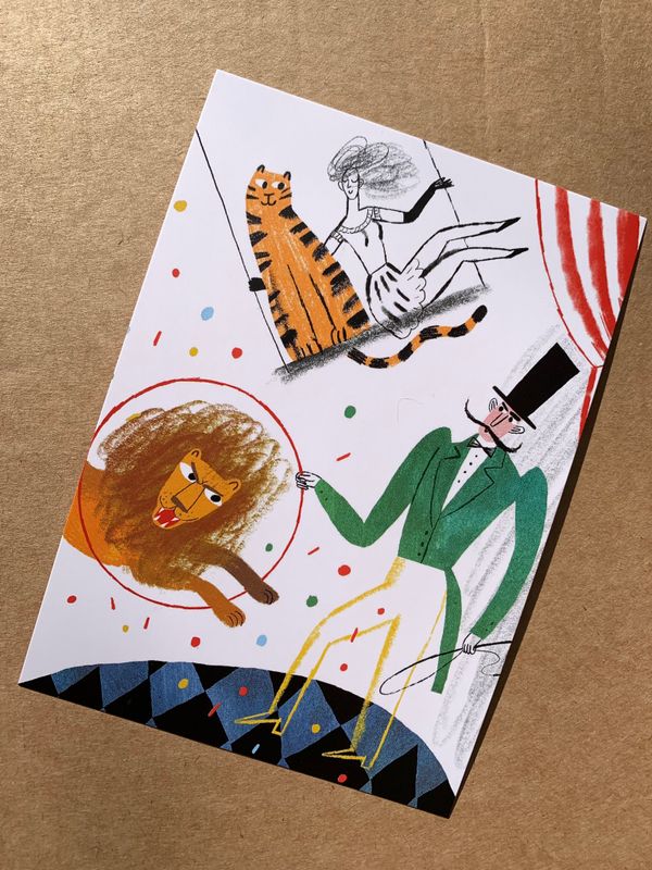 Открытка «Цирк»