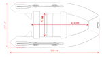 Лодка ПВХ Gladiator AirPro E350Pro НДНД -