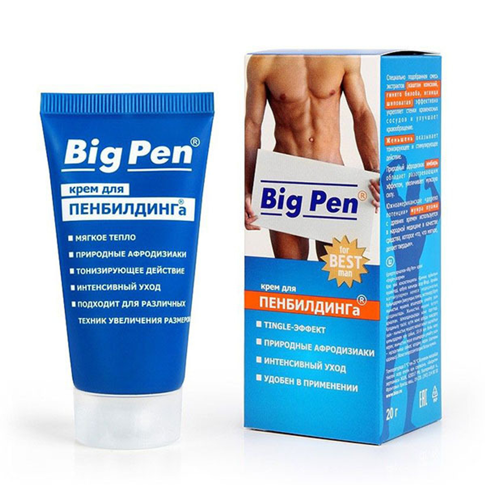 Крем для увеличения полового члена Биоритм Big Pen 25г