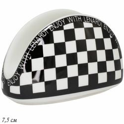 Lenardi 205-427 Салфетница 12х7,5х6 см ENJOY в под.уп.(х48)Фарфор