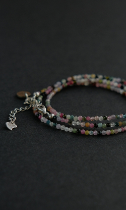 Цепочка "Memo about Energy" из турмалина 47-54 см