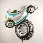 Шар (29''/74 см) Круг, Гоночное колесо, 1 шт.