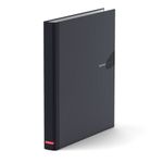 Папка на 2-х кольцах, 35мм, Erich Krause Work Inside, ламинат, черная