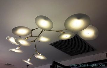 replica Lindsey Adelman 12 -shade Porcelain Disc Branching 1