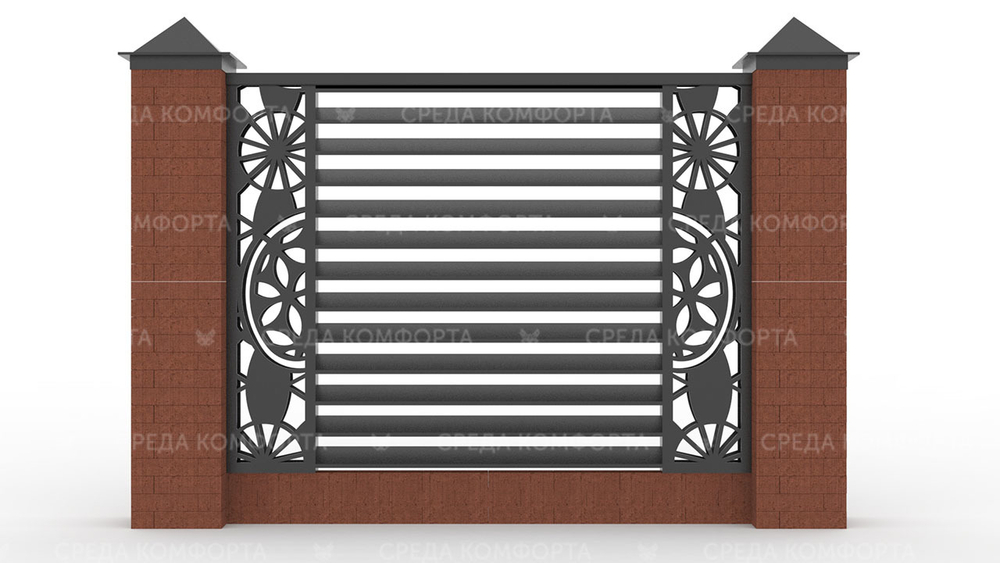 Забор жалюзи ZBR0127