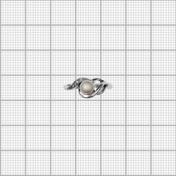 "Андела" кольцо в серебряном покрытии из коллекции "Жемчужная" от Jenavi