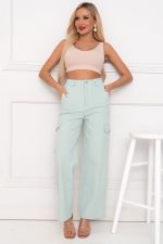 Джинсы Карго (мята) Дж11-102 Nikol