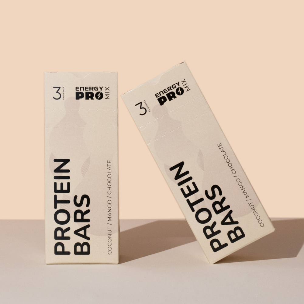 Energy PRO Протеиновые батончики Mix: "Шоколад", "Кокос", "Манго"