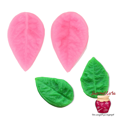 Молд силиконовый "Лист гортензии" 2 части, 5,4*3*2 см