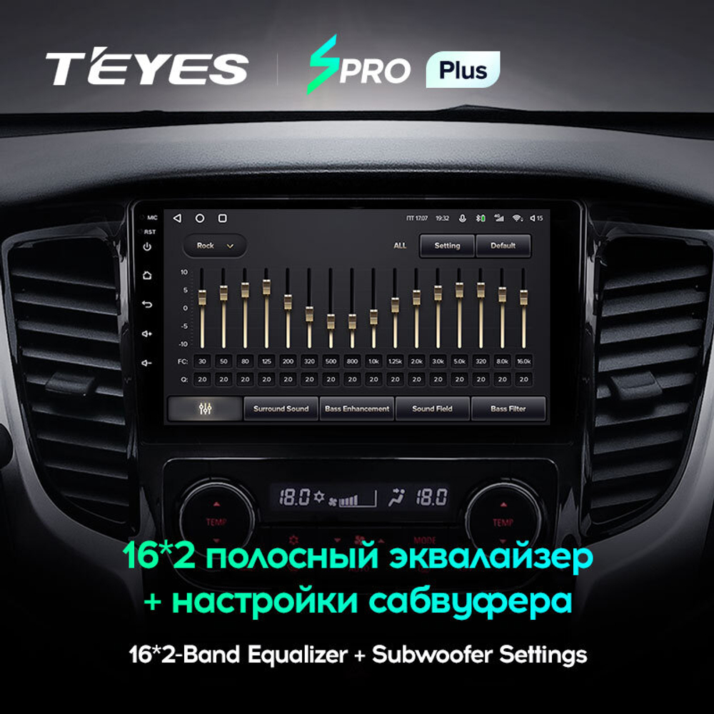 Teyes SPRO Plus 9" для Mitsubishi L200 2015-2019