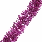 Мишура 2 м 9 см «Яркая змейка», Малиновый