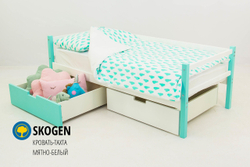 Детская кровать тахта Бельмарко Svogen мятно белый