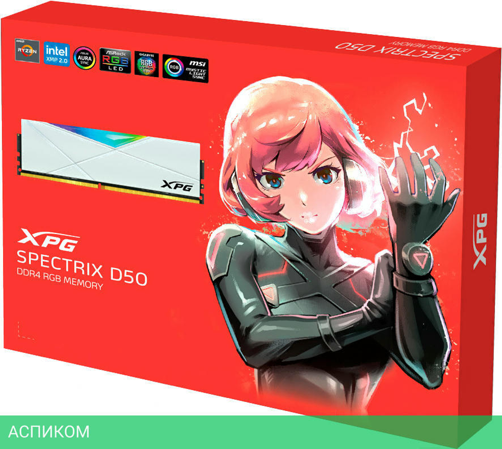 Оперативная память A-Data DIMM 16GB PC28800 DDR4 (AX4U36008G18I-DW50)