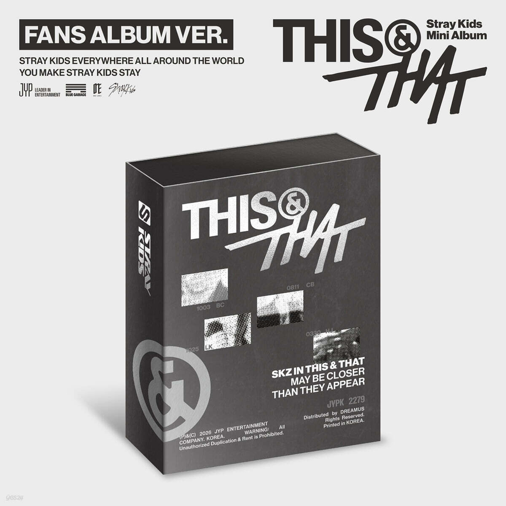 Альбом Stray Kids - THIS & THAT (FANS ALBUM Ver.) - с подарками за предзаказ