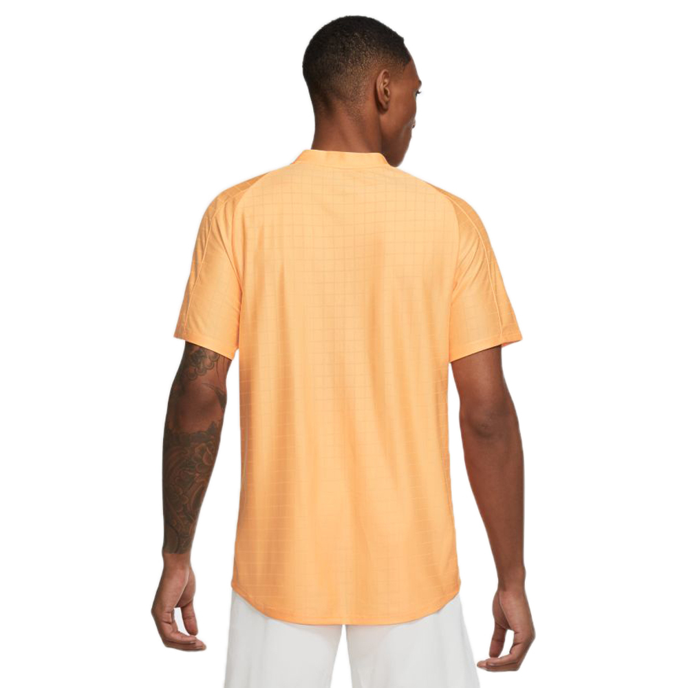 Мужское поло теннисное Nike Court Dri-Fit Advantage Polo - peach cream/peach cream/white