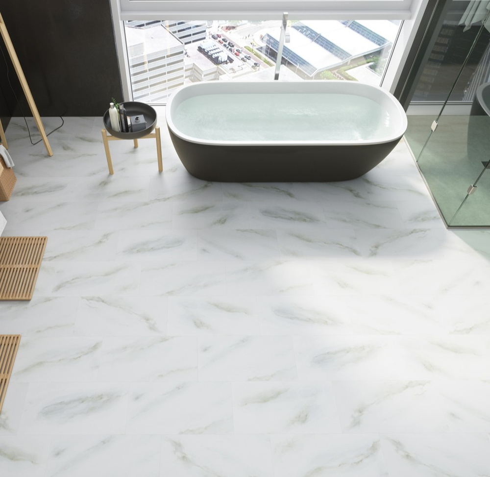 Кварцевый ламинат Fargo Камень Белый Мрамор 6089-1