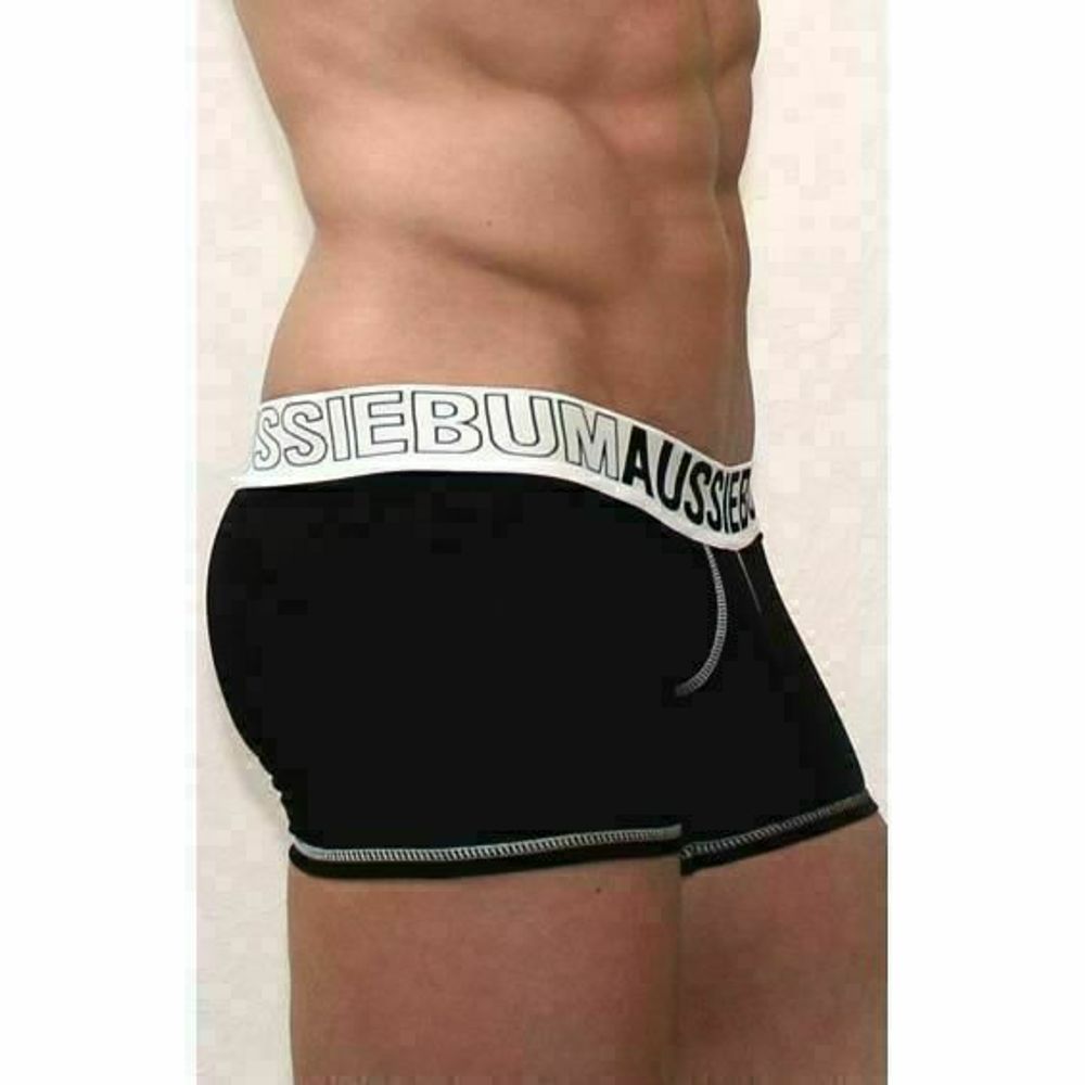 Мужские трусы боксеры Aussiebum черные AB00305