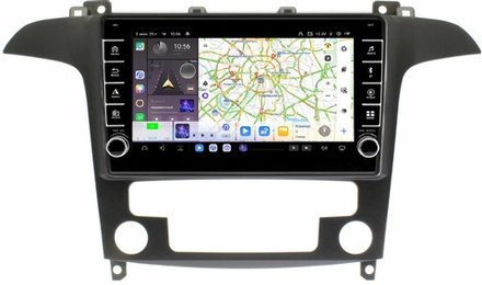 Магнитола для Ford Galaxy / S-Max 2006-2015 (климат) - Carmedia OL-9210-2 (кнопки и крутилки) Android 13, TS20, 6+128Гб, CarPlay, 4G SIM-слот