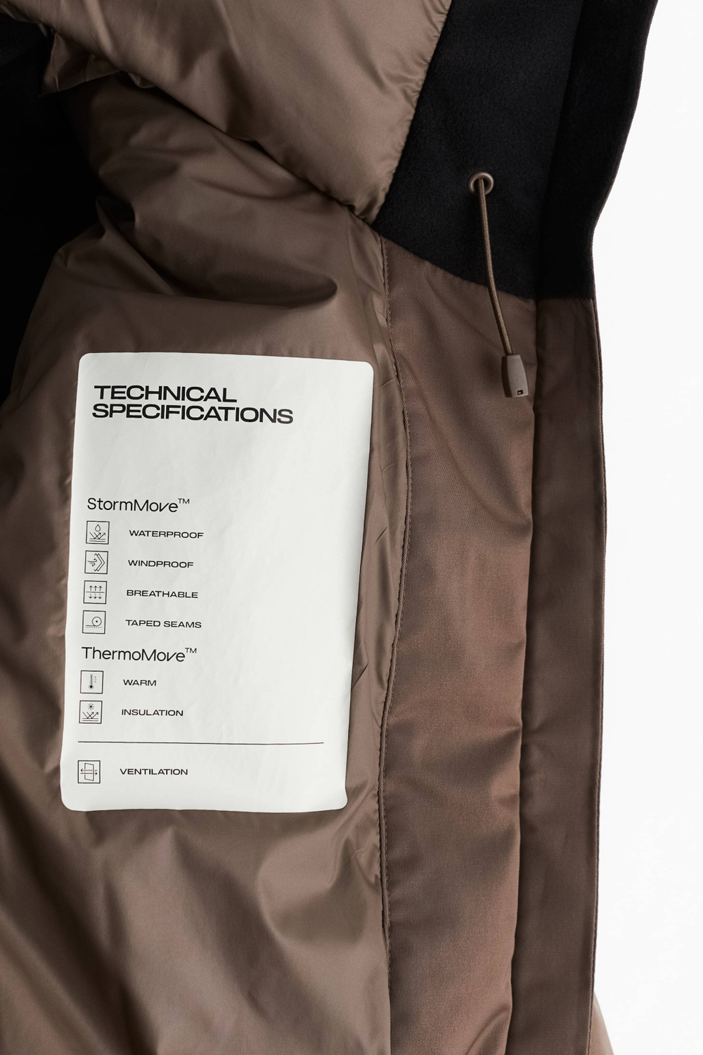 H&M Двухслойная горнолыжная куртка StormMove™, коричневый