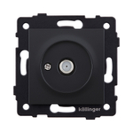 Розетка спутниковая SAT, черный матовый Kollinger REA-020BM для Aspekt, Eleganz, Reflex