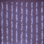 Гирлянда для дома ЗАНАВЕС «Водопад Созвездие» ш2м* в3м 624 лампы LED, прозрачн. пров, IP-40. Белый