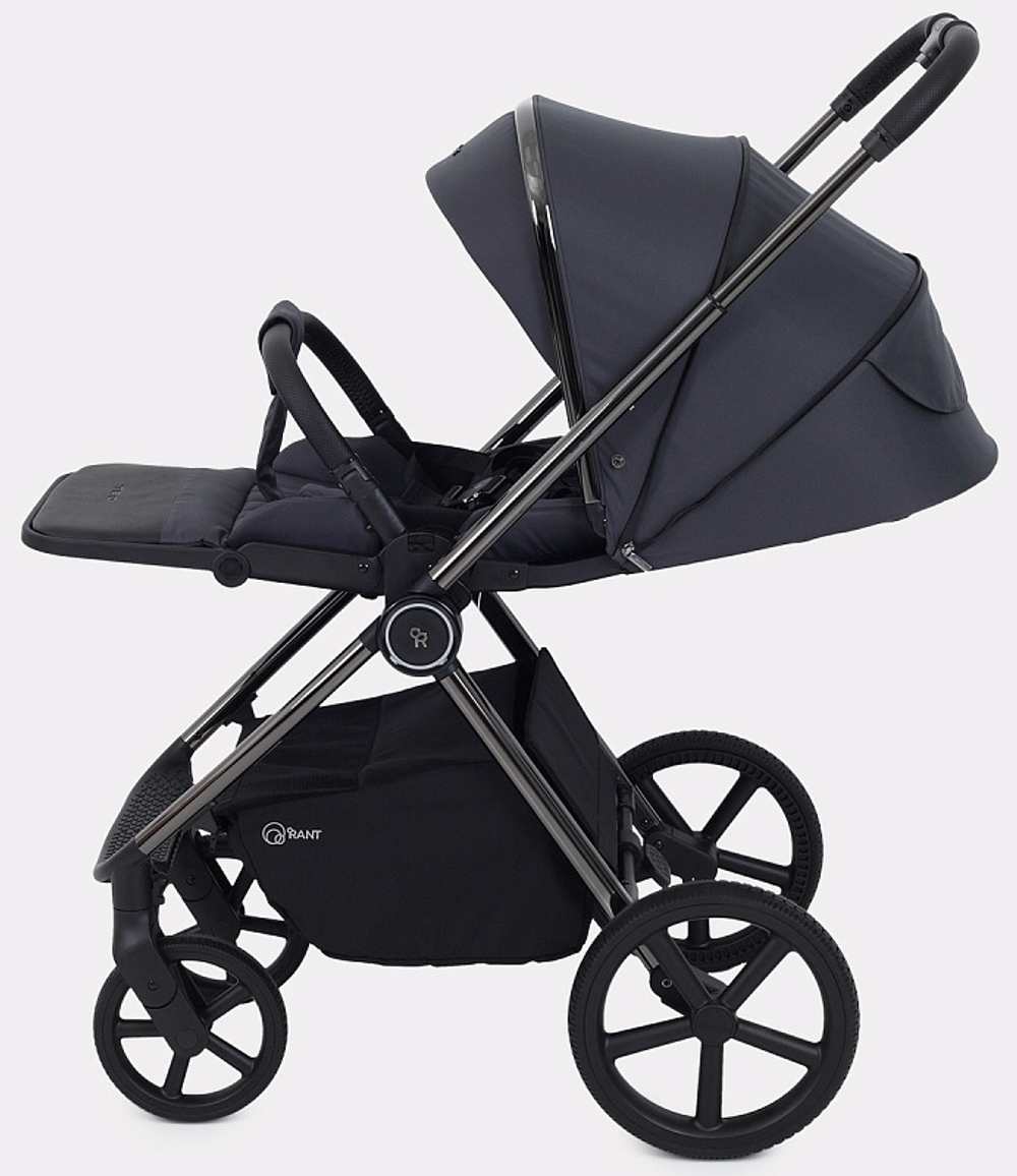 Детская коляска Rant Teo Black Chrome 2 в 1 Graphite