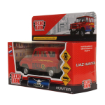 Модель ин. мет. "УАЗ Hunter. Спорт" 12см, двери, багаж, коробка HUNTER-S (Технопарк)