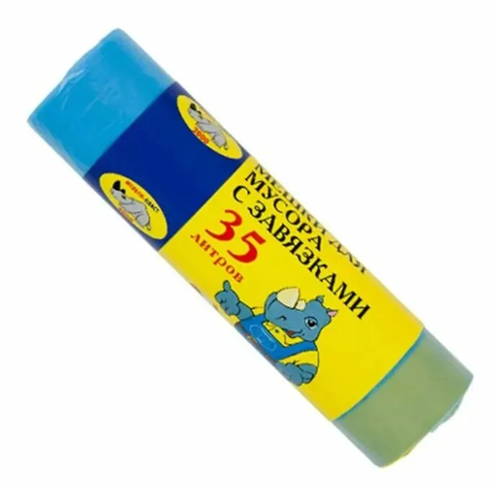 MULTI PLAST Мешки д/мусора  35л*15шт с завязками