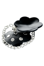 Черные пэстис с цепочкой Theatre (Цвет: черный с серебристым)