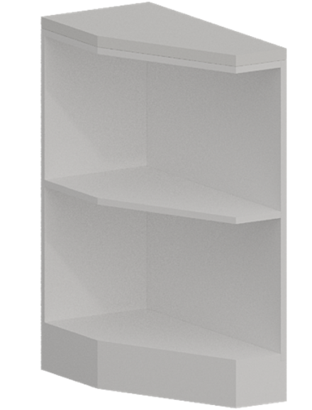 Кухня Модуль ШНПУ 300 (правый) Белый / Графит Глянец