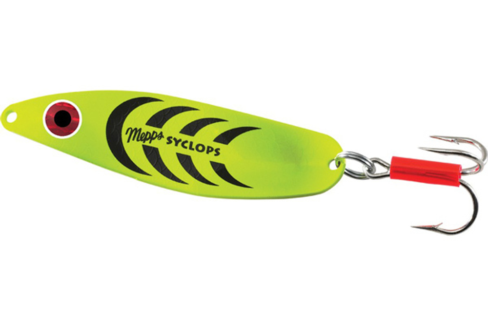 Блесна колебалка Mepps SYCLOPS, 00, Fluo Chartreuse