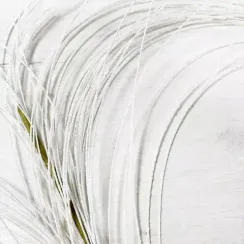 Ветвь Блестящая белая 102 см., Christmas DeLuxe (89542)