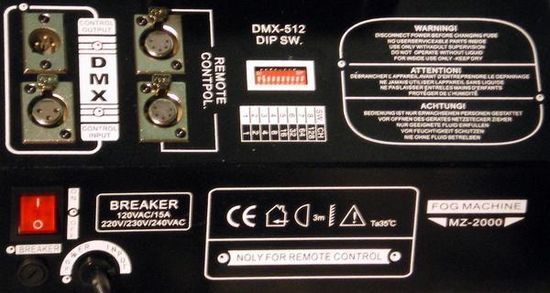 Involight FM2000DMX дым машина, 1500Вт