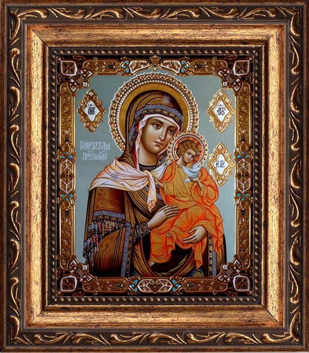 Коневская (Голубицкая) икона Божией Матери. Икона на холсте.