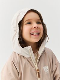 Ветровка на флисовом подкладе "Песок" 0+