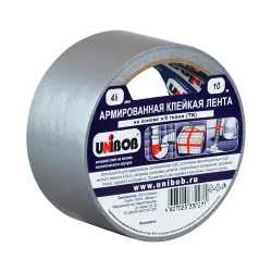 Монтажная лента Unibob армированный скотч 48 мм x 10 м