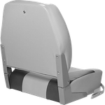 Сиденье Мягкое Classic Low Back Seat Серо-Чёрное