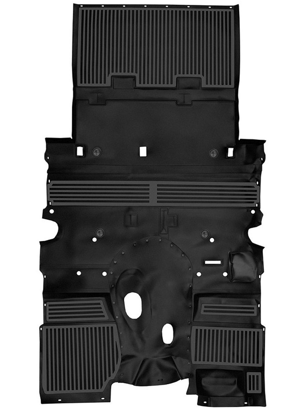 Напольное покрытие УАЗ Hunter 315196, МКПП4, 2003-, 5 шт. (полиуретан) 315196-5109010