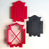 Штамп с вырубкой "Окошко"