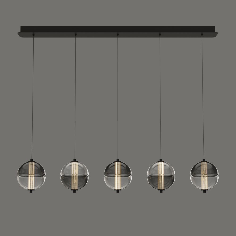 Подвесной светильник MD24022079-5B black/smoky